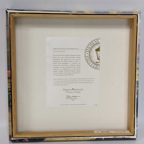 Thomas Kinkade Beauty And The Beast Disney Painting print, 14"x14", 2009 - Picture 3 of 9